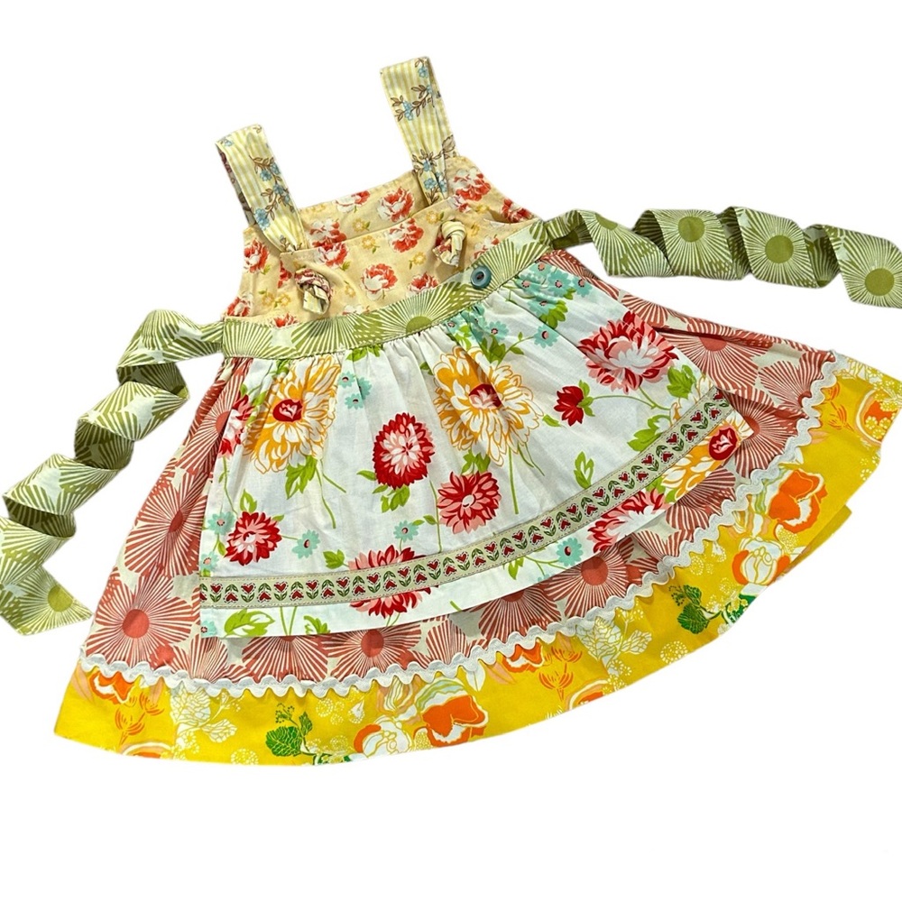 Bundle of 2 Matilda Jane Platinum Apron Dress 1 of 1 Size 18 Months